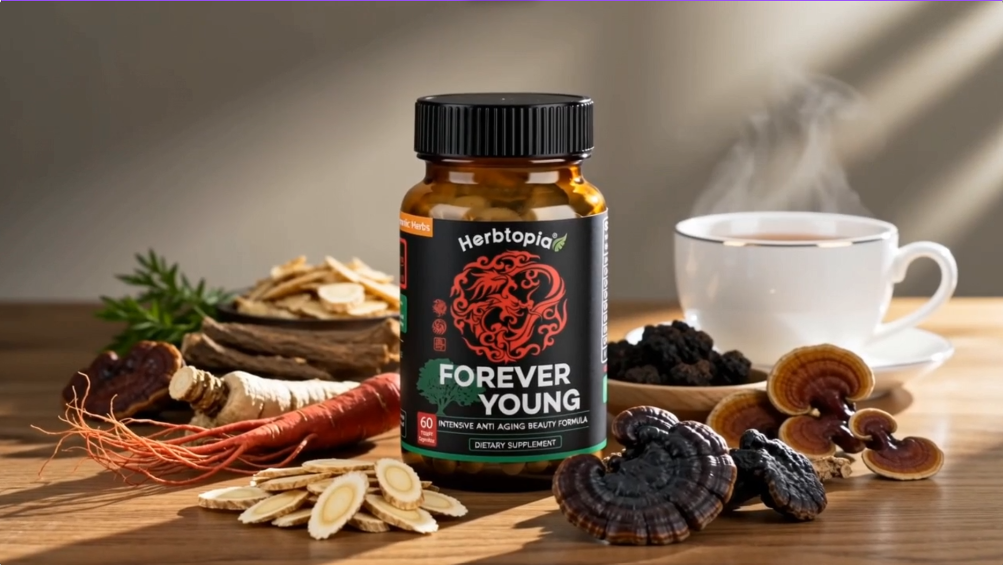 Amazon.com: Herbtopia Forever Young Anti Aging Adaptogen
